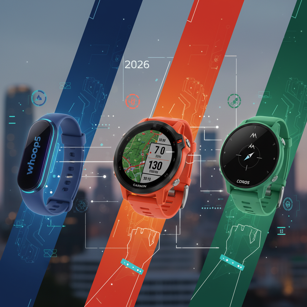 Fitness Tracking from a 2026 Perspective: Whoop 5, Garmin, COROS Comparison