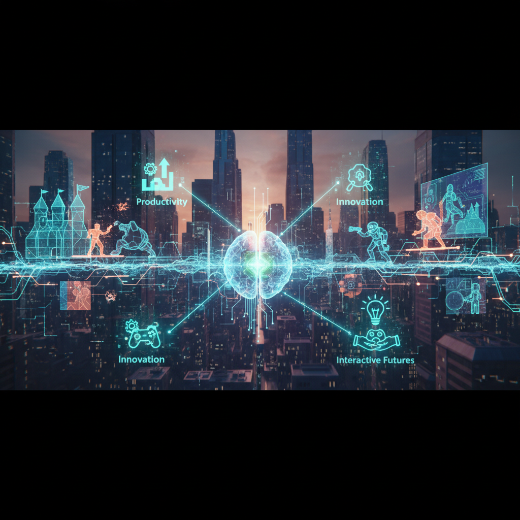 The AI Backbone of Blockbuster Games: Productivity, Innovation, and Interactive Futures