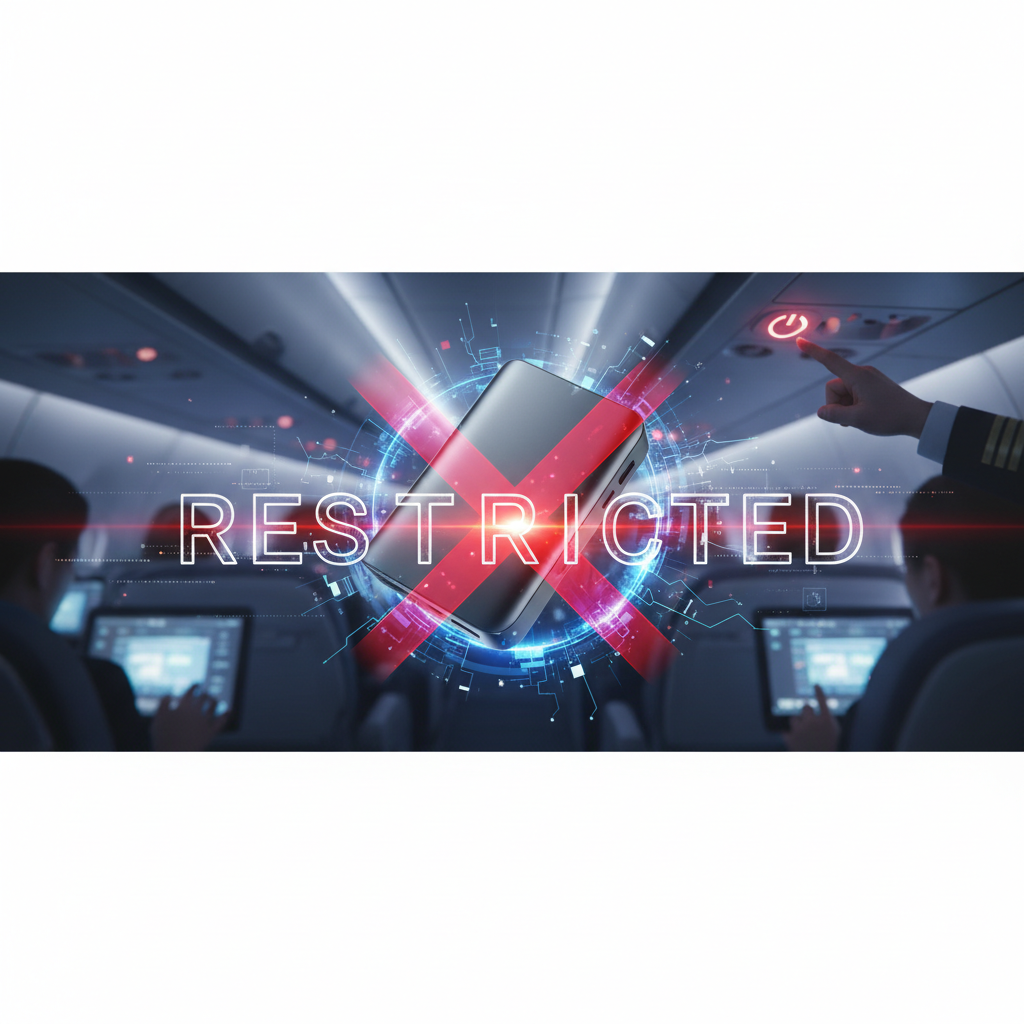 Uçaklarda Powerbank Kullanımı Kısıtlanıyor!