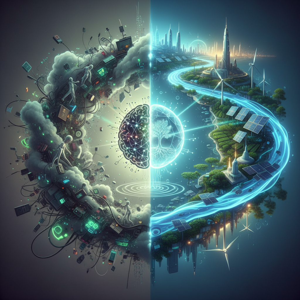 AI's Dual Edge: Visualizing Pollution, Powering Sustainability, and Its Own Footprint
