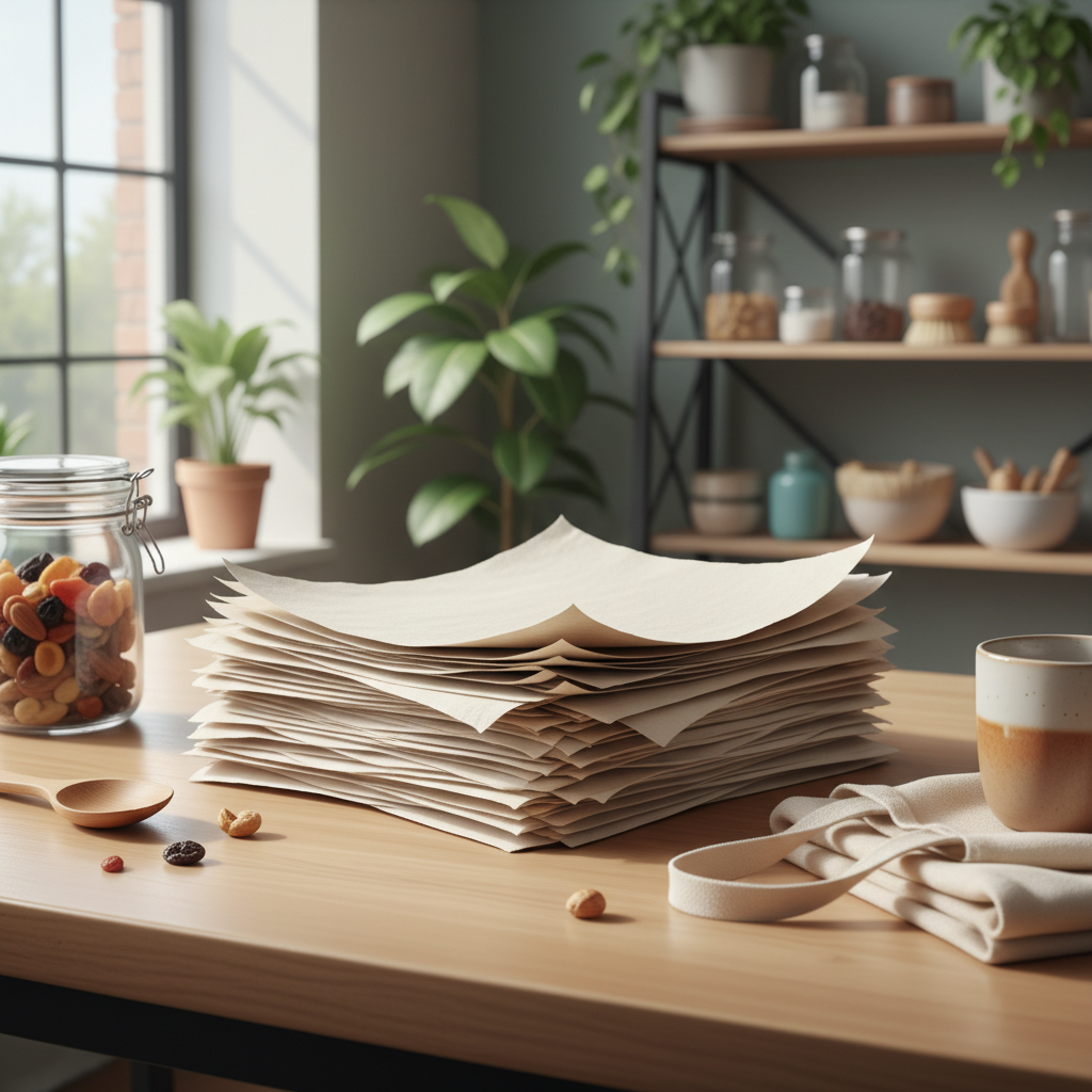What's my best options for all of this very thin unbleached paper?