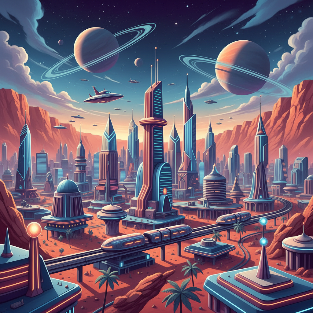 Googie Sci-Fi City